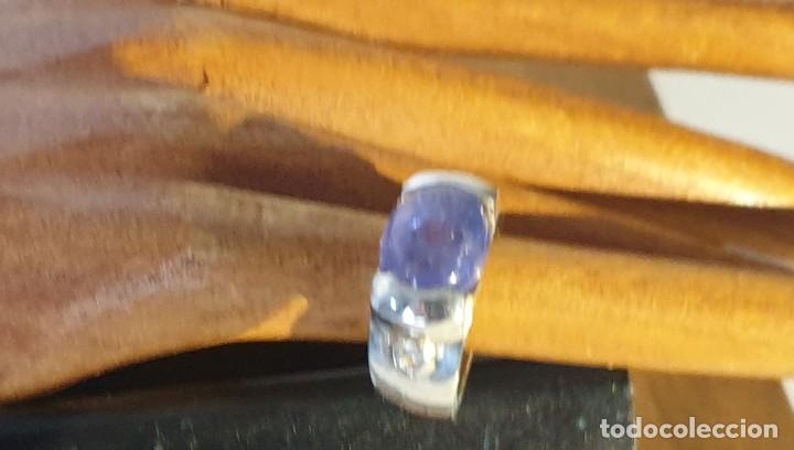 Joyeria: Anillo tanzanita en plata de ley - Foto 6