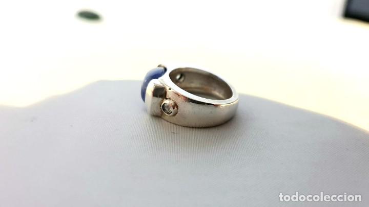 Joyeria: Anillo tanzanita en plata de ley - Foto 7