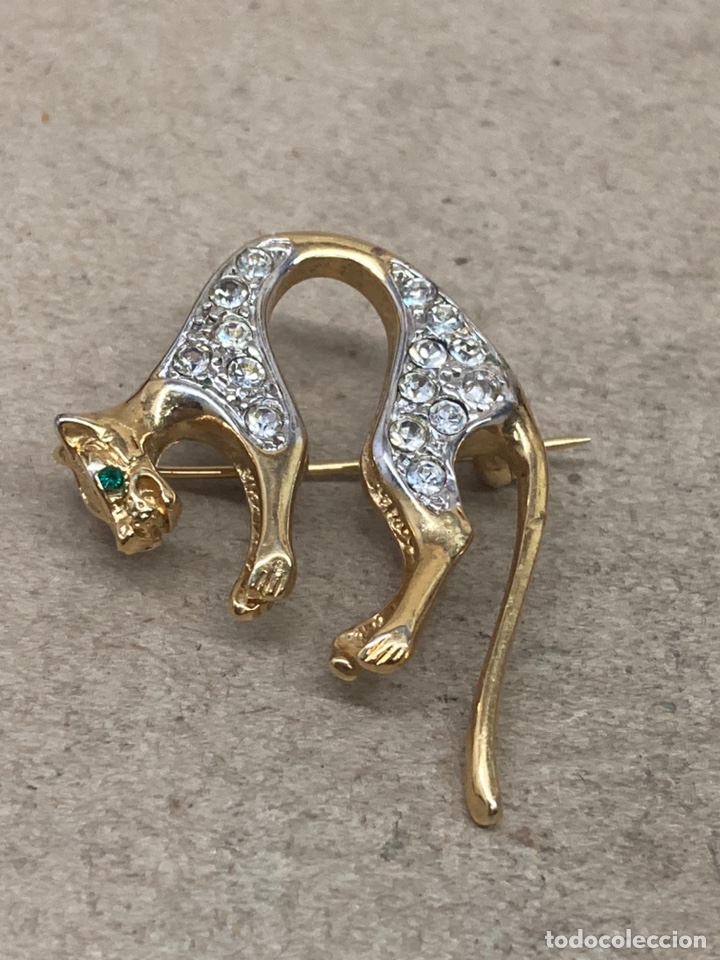 Joyeria: Broche de Bisuter&iacute;a dorado - Foto 1