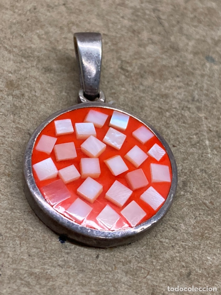 Joyeria: Colgante de plata y n&aacute;car /C198 - Foto 1