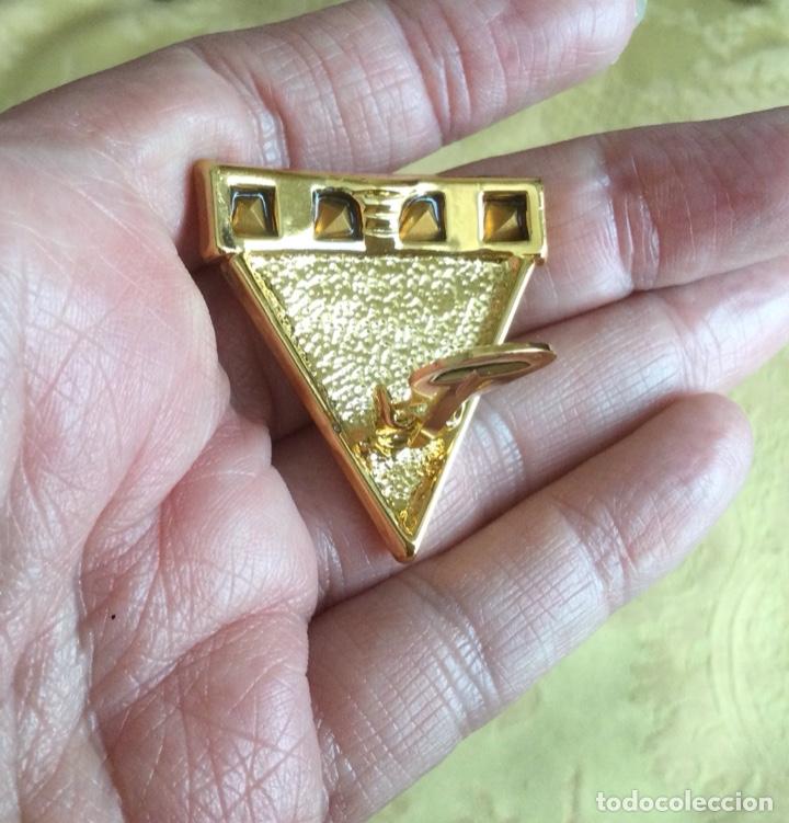Joyeria: PENDIENTES METAL DORADOS CON FORMA TRIANGULAR A&Ntilde;OS 80 - Foto 9