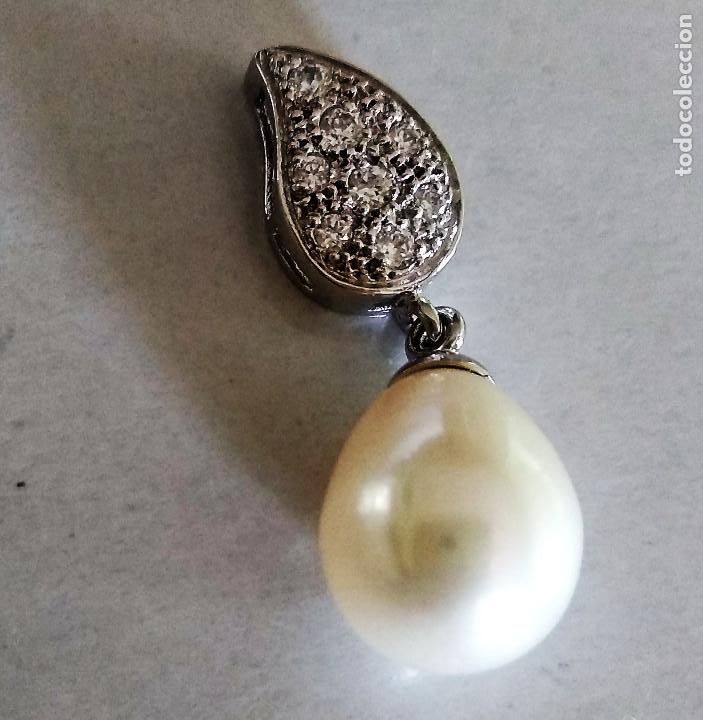 Joyeria: COLGANTE ORO BLANCO 18K Y PERLA - Foto 1