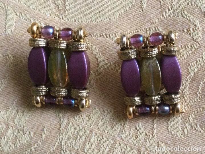 Joalharia: PENDIENTES DE METAL A&Ntilde;OS 80