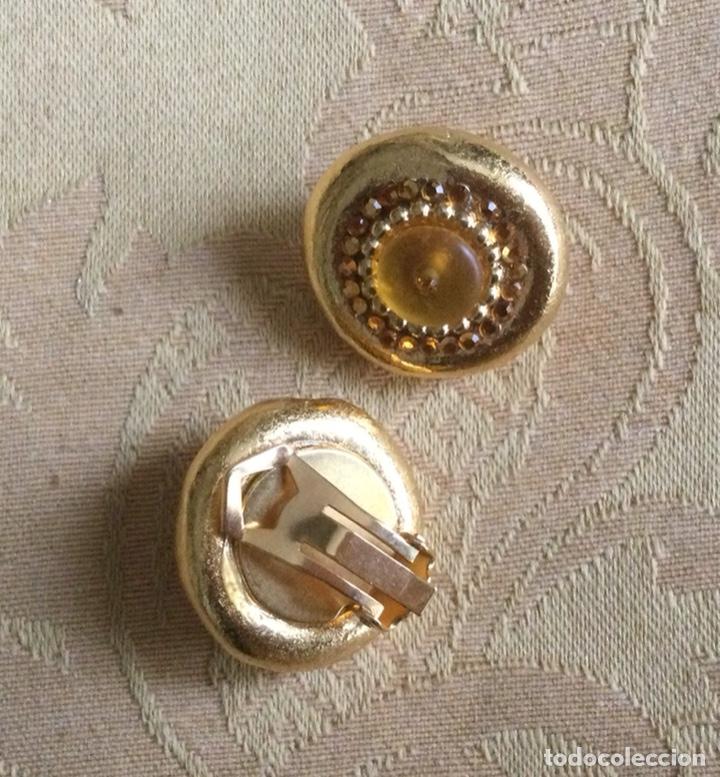 Joyeria: PENDIENTES DE BOT&Oacute;N DE METAL A&Ntilde;OS 80 - Foto 3