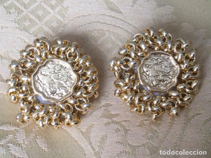 Joyeria: PENDIENTES METAL TIPO SOL A&Ntilde;OS 80 - Foto 5