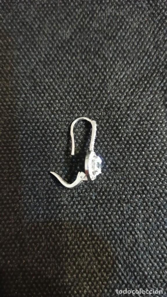 Joyeria: PENDIENTES ORO BLANCO 18 KTS. NUEVO - Foto 5