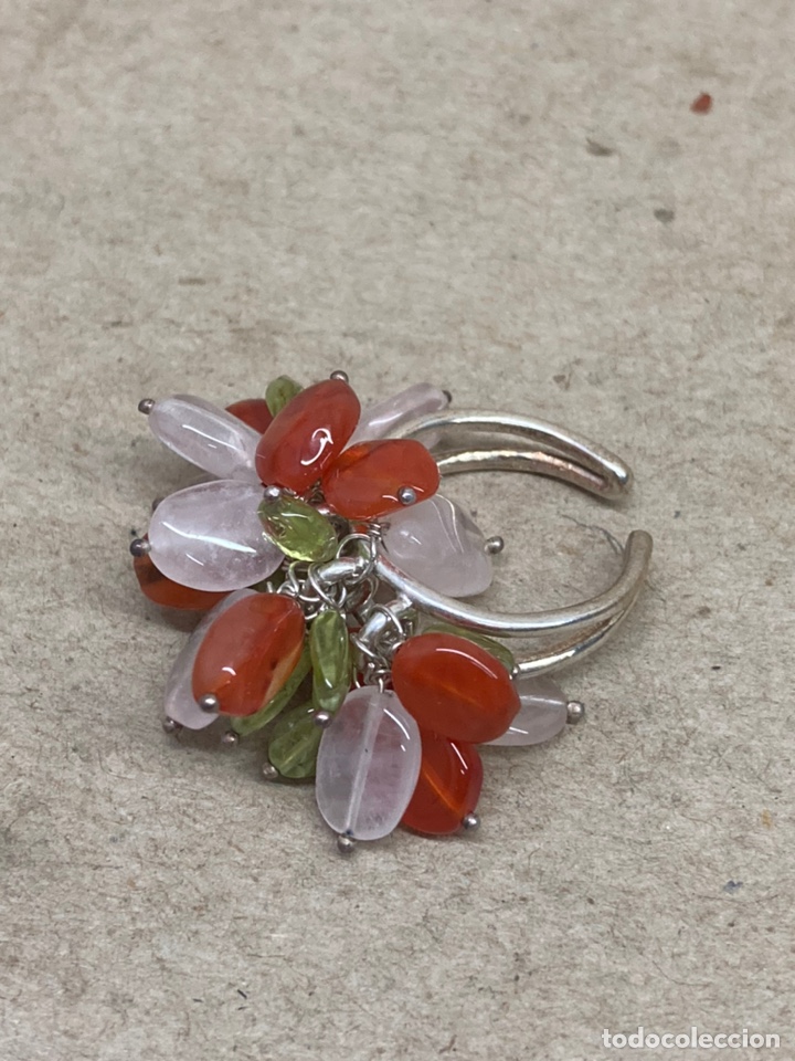 Joyeria: Anillo de plata Y piedras finas/S66 - Foto 1