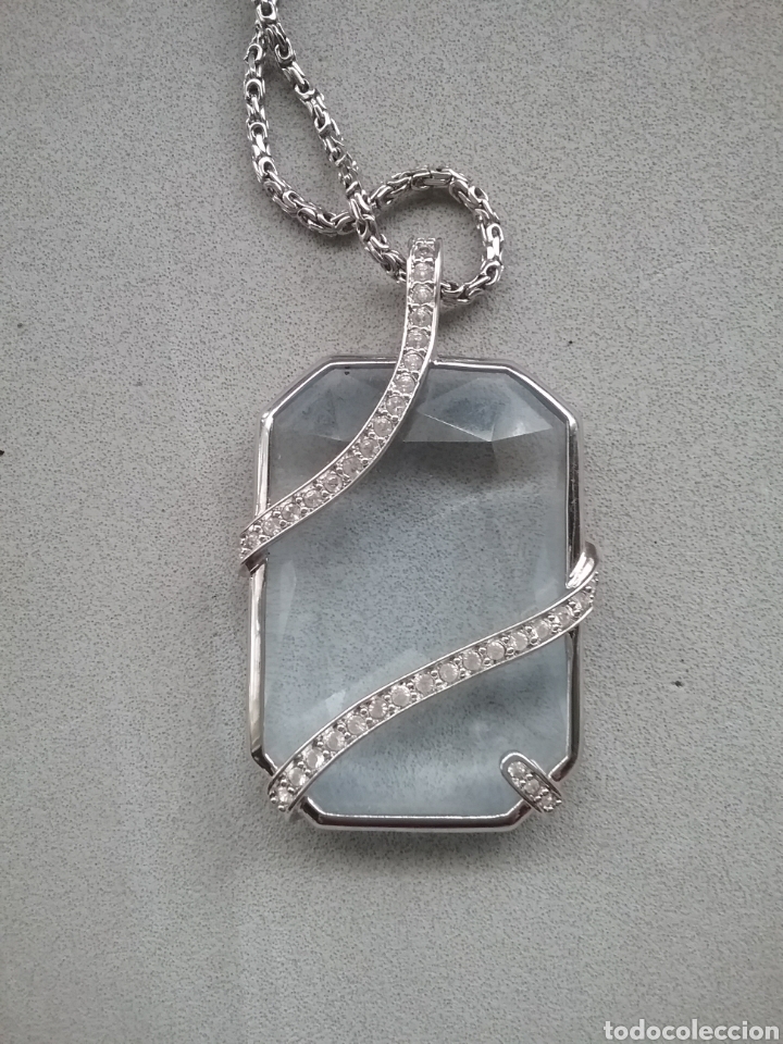Joyeria: Collar Swarosvski con piedra azul - Foto 2