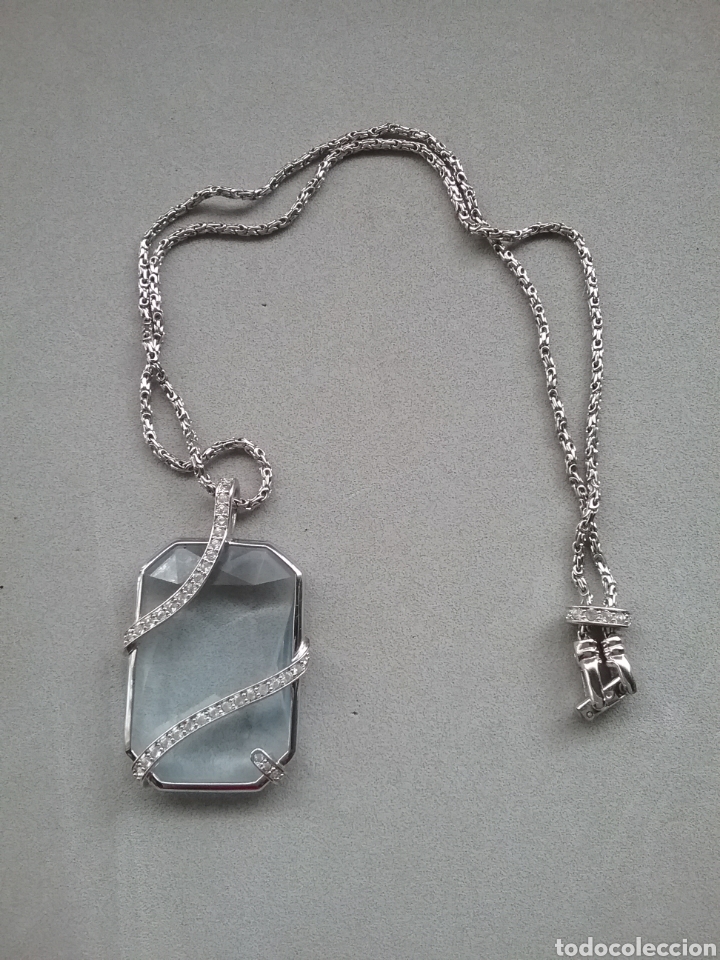Joyeria: Collar Swarosvski con piedra azul - Foto 1