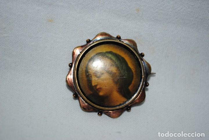 Joyeria: ANTIGUO BROCHE DE DOS CARA , - Foto 3