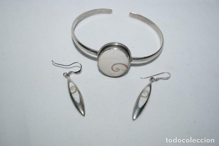 Joyeria: PULSERA Y PENDIENTES DE PLATA CON OREJITA DE MAR - Foto 1