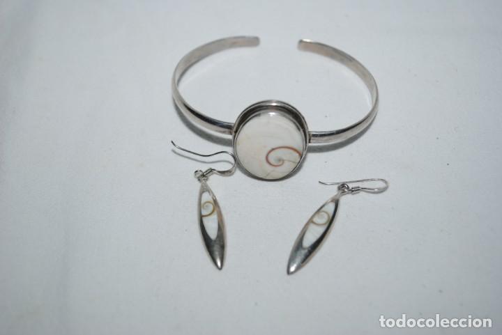 Joyeria: PULSERA Y PENDIENTES DE PLATA CON OREJITA DE MAR - Foto 3