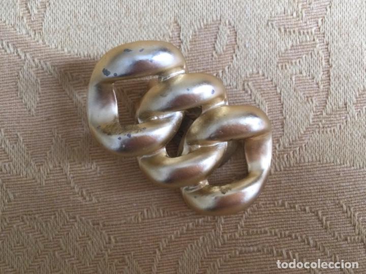 Joyeria: PENDIENTES METAL MATE CON FORMA DE CADENA, A&Ntilde;OS 80 - Foto 5