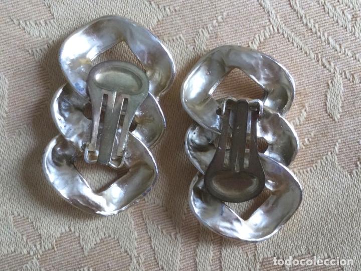 Joyeria: PENDIENTES METAL MATE CON FORMA DE CADENA, A&Ntilde;OS 80 - Foto 6