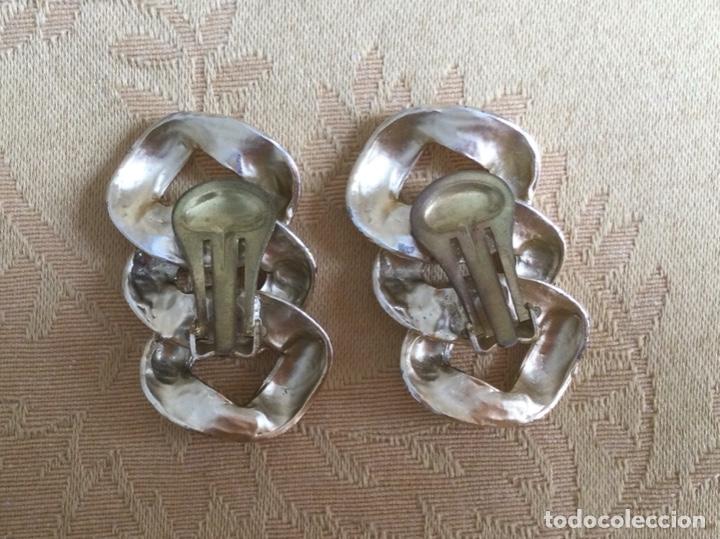Joyeria: PENDIENTES METAL MATE CON FORMA DE CADENA, A&Ntilde;OS 80 - Foto 9