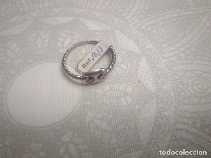 Joyeria: Sortija de Plata de Ley con forma de nudos. - Foto 1
