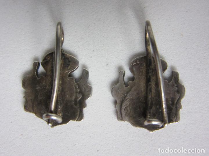 Joyeria: ANTIGUOS PENDIENTES CON ESCUDO DE ESPA&Ntilde;A - Foto 2