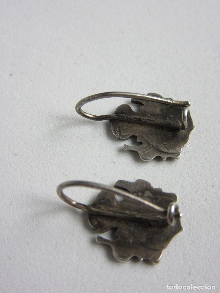 Joyeria: ANTIGUOS PENDIENTES CON ESCUDO DE ESPA&Ntilde;A - Foto 3