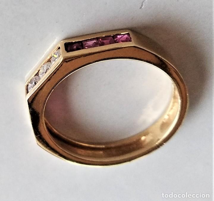 Joyeria: TRESILLO ORO 18K RUB&Iacute;S Y BRILLANTES - Foto 4