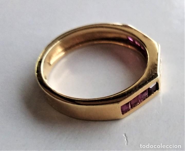 Joyeria: TRESILLO ORO 18K RUB&Iacute;S Y BRILLANTES - Foto 5