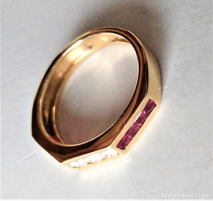 Joyeria: TRESILLO ORO 18K RUB&Iacute;S Y BRILLANTES - Foto 7