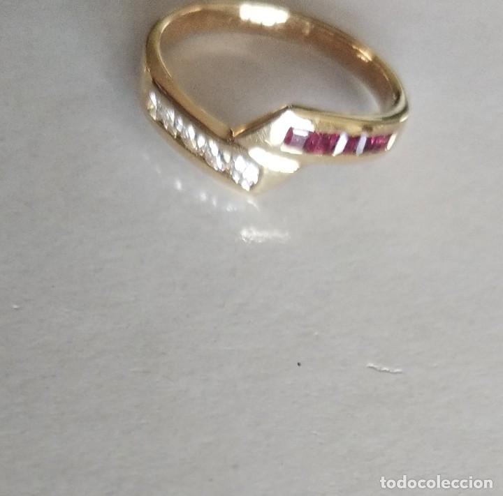 Joyeria: CINTA ORO 18K RUB&Iacute;ES Y BRILLANTES - Foto 4