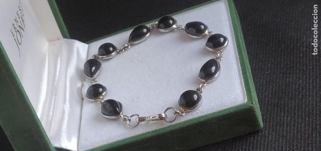 Joyeria: Pulsera de plata estelina 925 y &oacute;nix. - Foto 2