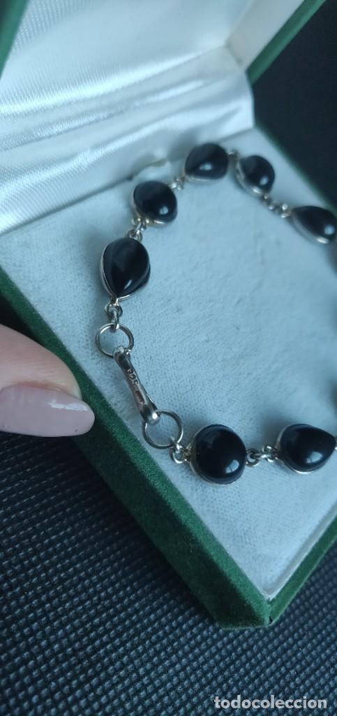 Joyeria: Pulsera de plata estelina 925 y &oacute;nix. - Foto 9