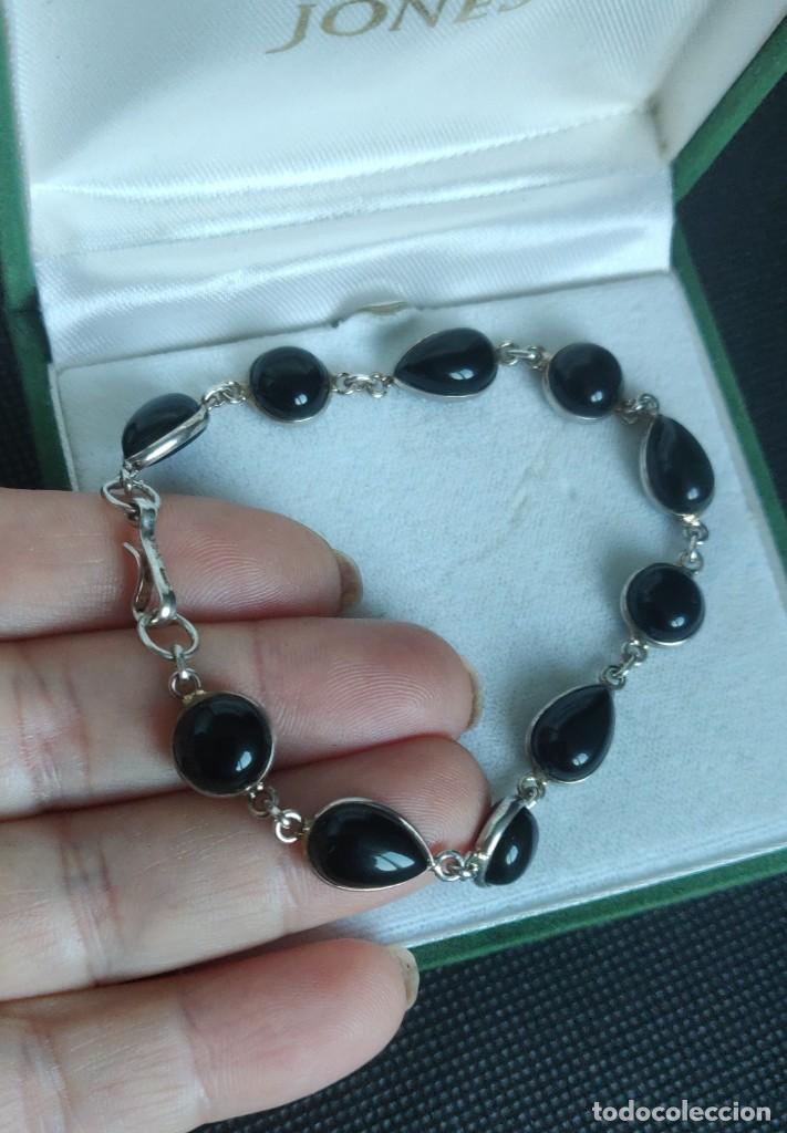 Joyeria: Pulsera de plata estelina 925 y &oacute;nix. - Foto 10