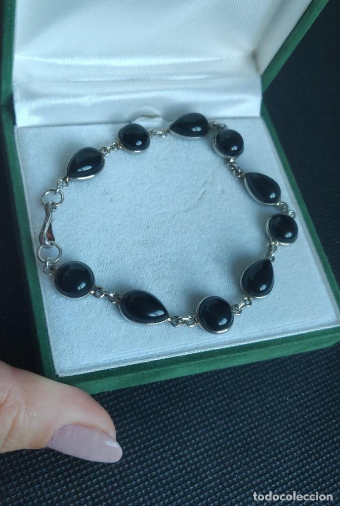 Joyeria: Pulsera de plata estelina 925 y &oacute;nix. - Foto 12