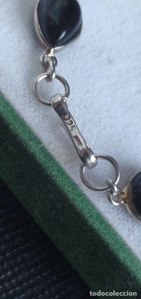 Joyeria: Pulsera de plata estelina 925 y &oacute;nix. - Foto 14