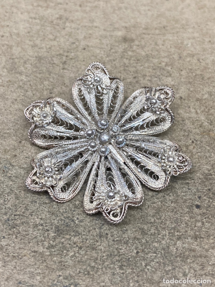 Joyeria: Broche de plata de filigranas /B89 - Foto 2