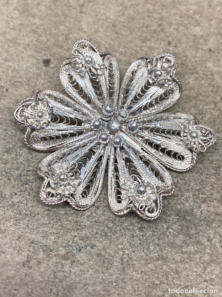 Joyeria: Broche de plata de filigranas /B89 - Foto 1