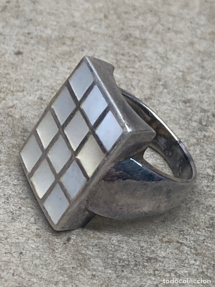 Joyeria: Anillo de plata n&aacute;car /SORT05 - Foto 1