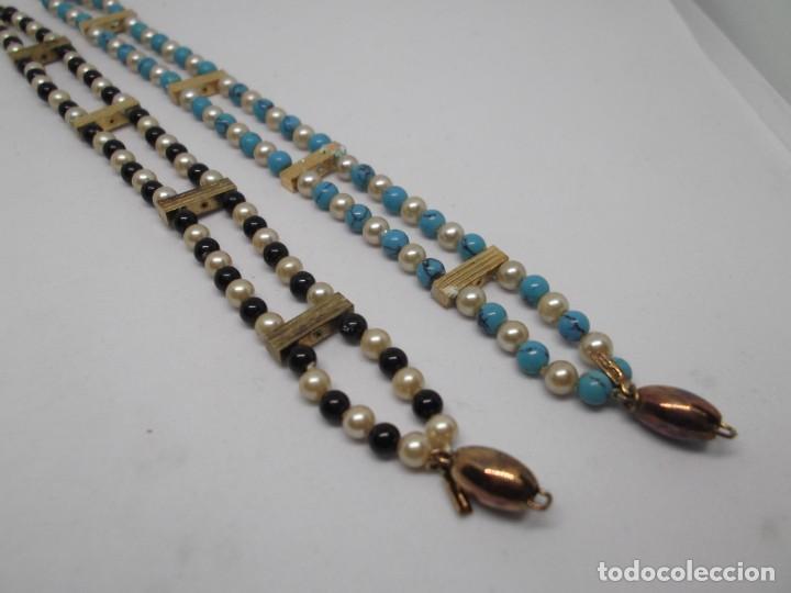 Joyeria: Pulseras de bisuteria y perlas.Vintage - Foto 3