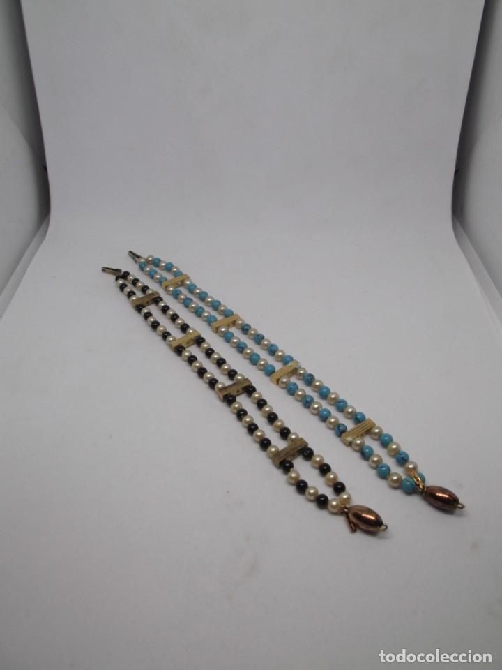 Joyeria: Pulseras de bisuteria y perlas.Vintage - Foto 5