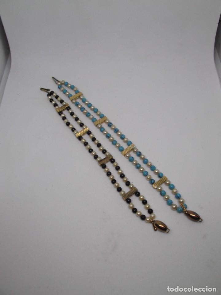 Joyeria: Pulseras de bisuteria y perlas.Vintage - Foto 7