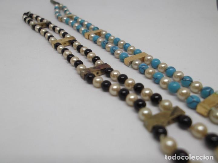 Joyeria: Pulseras de bisuteria y perlas.Vintage - Foto 8