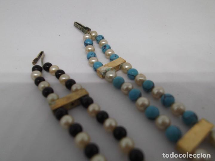 Joyeria: Pulseras de bisuteria y perlas.Vintage - Foto 10