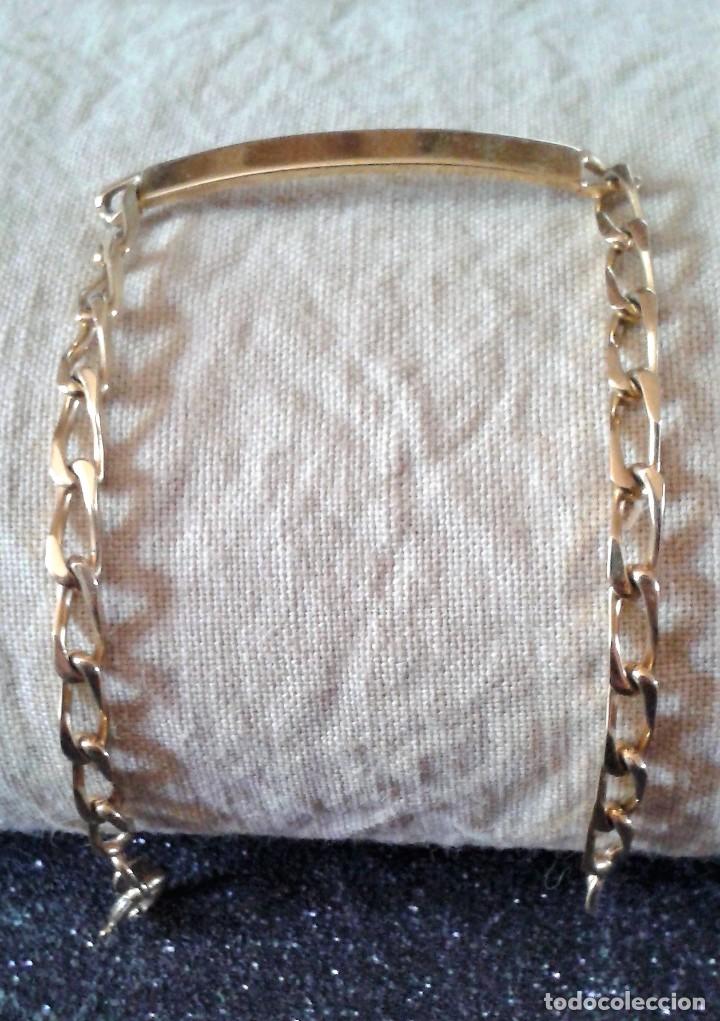 Joyeria: DELICADA ESCLAVA CON BA&Ntilde;O DE ORO - Foto 3