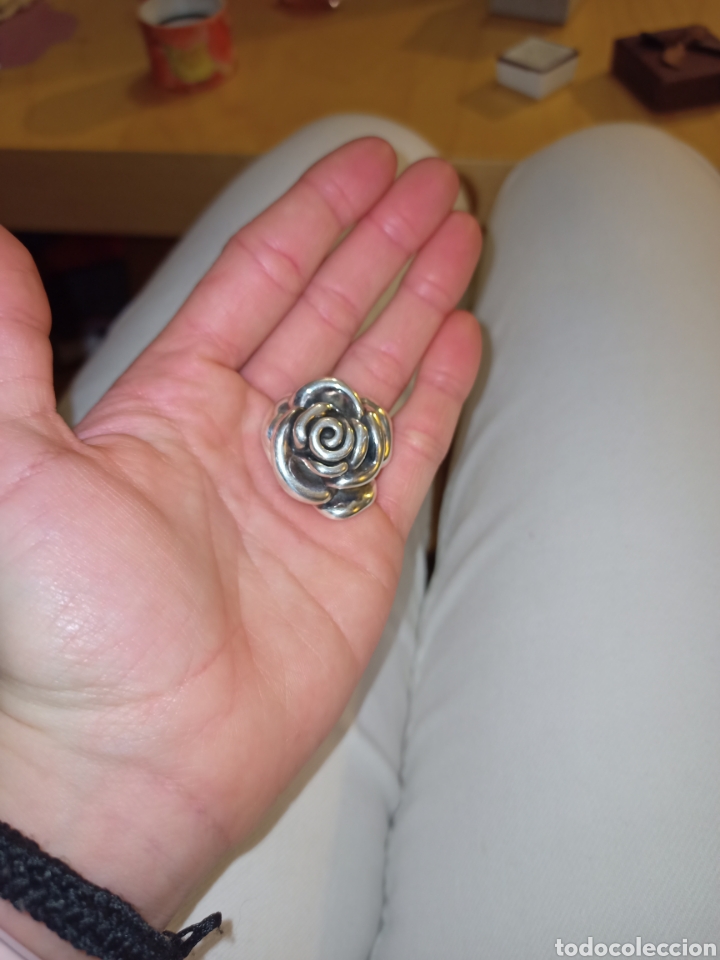 Joyeria: Broche de plata en forma de rosa. REF- 0283 - Foto 4