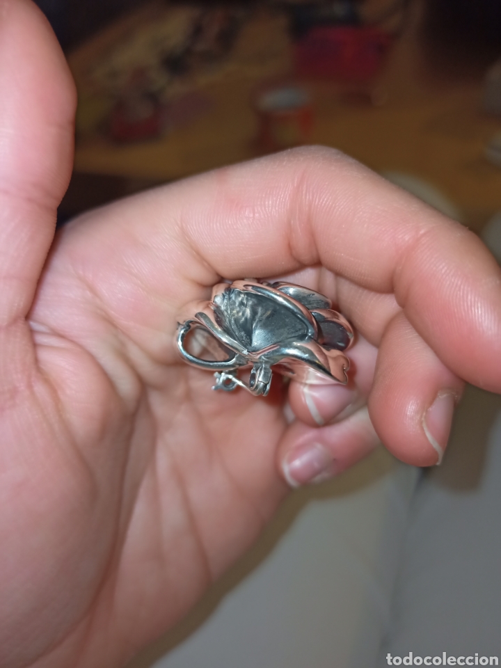Joyeria: Broche de plata en forma de rosa. REF- 0283 - Foto 5