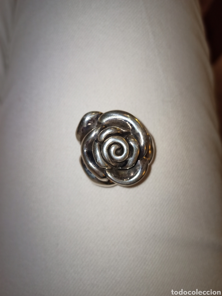 Joyeria: Broche de plata en forma de rosa. REF- 0283 - Foto 1