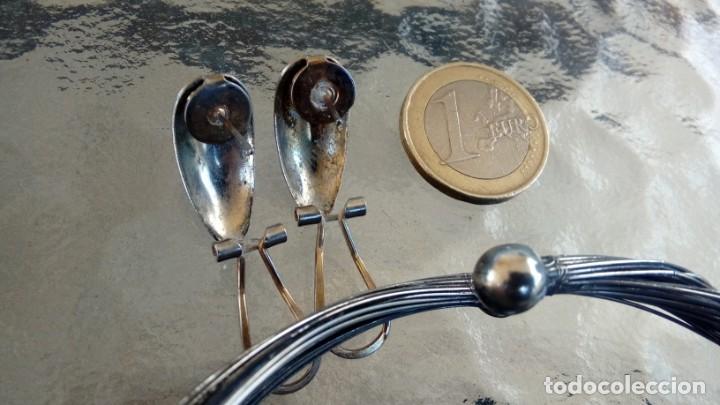 Joyeria: CONJUNTO GARGANTILLA Y PENDIENTES PLATA - Foto 3
