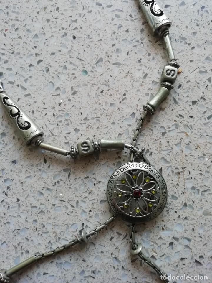 Joyeria: Antiguo collar metal - Foto 3