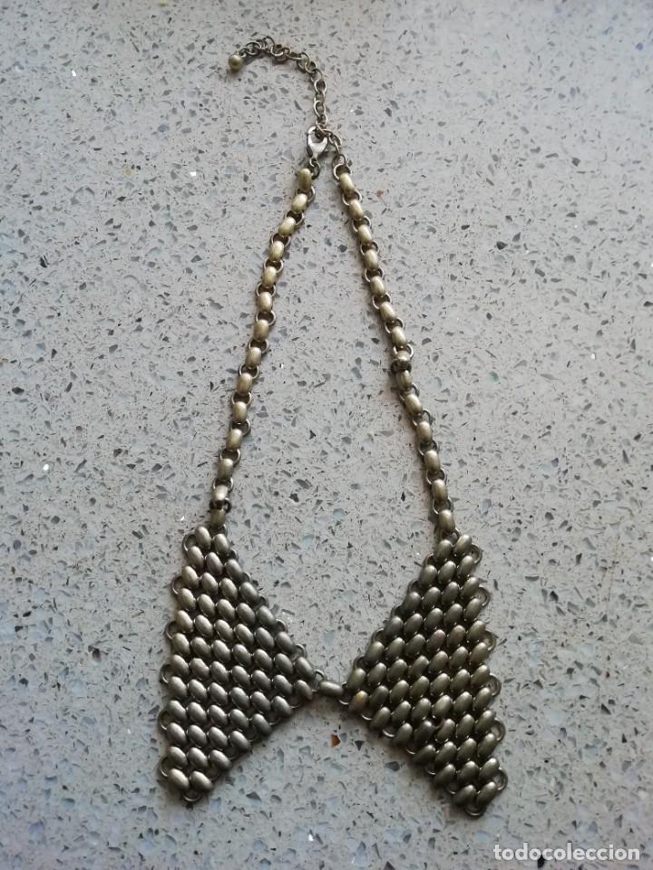 Joyeria: Antiguo collar metal - Foto 1
