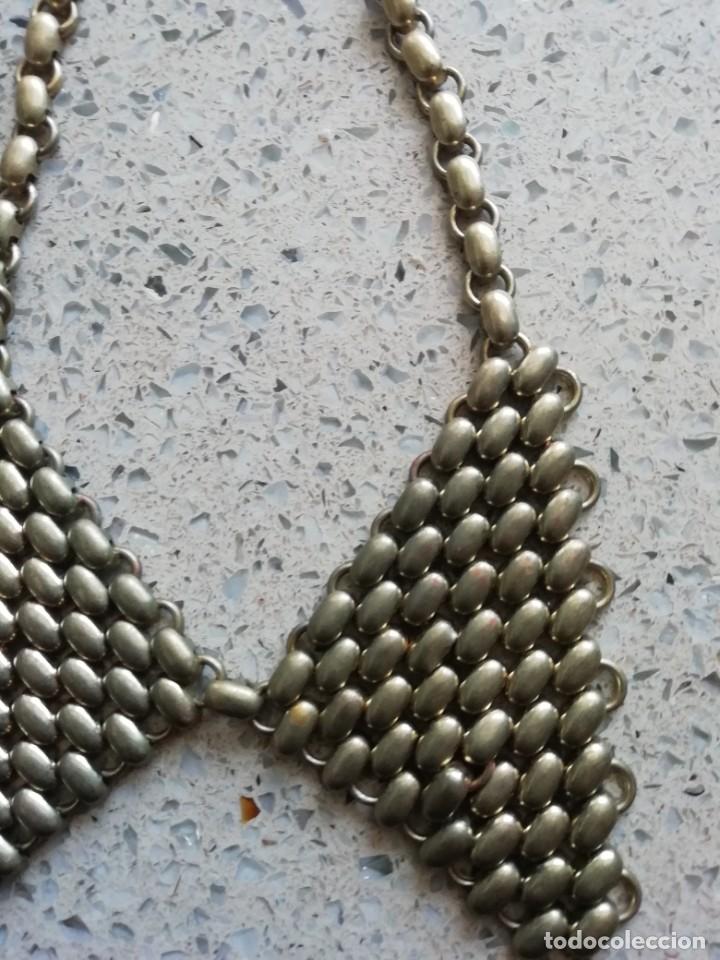 Joyeria: Antiguo collar metal - Foto 3