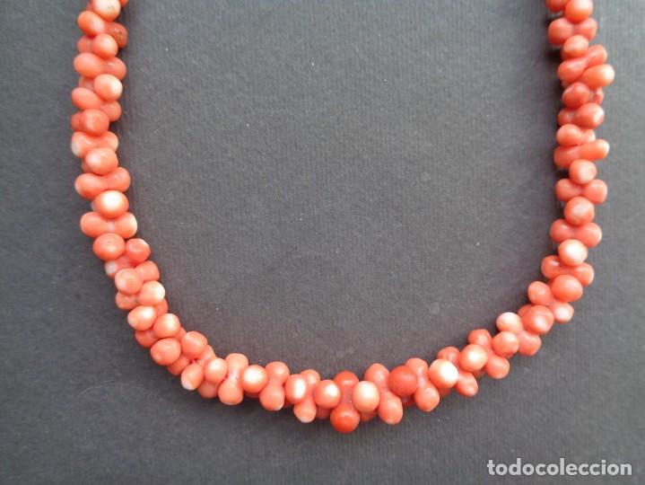 Joyeria: ANTIGUO COLLAR DE CORAL MEDITERRANEO - Foto 4
