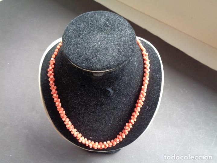Joyeria: ANTIGUO COLLAR DE CORAL MEDITERRANEO - Foto 3