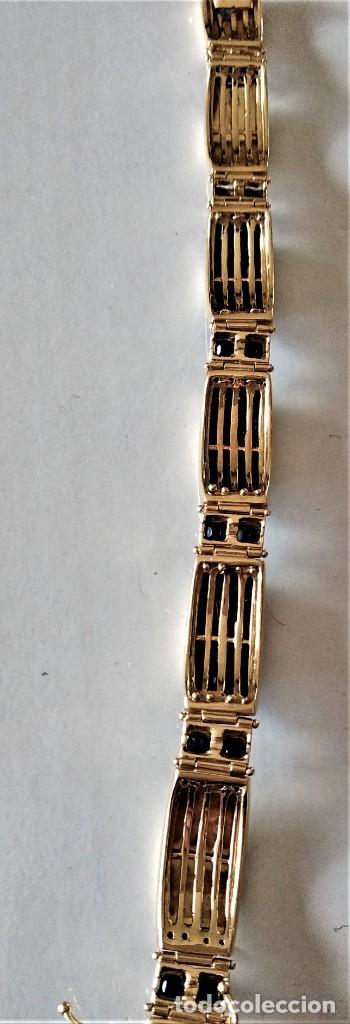 Joyeria: PULSERA ZAFIROS Y ORO 18K - Foto 5